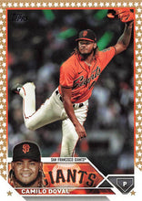 Load image into Gallery viewer, 2023 Topps Gold Star Camilo Doval #262 San Francisco Giants
