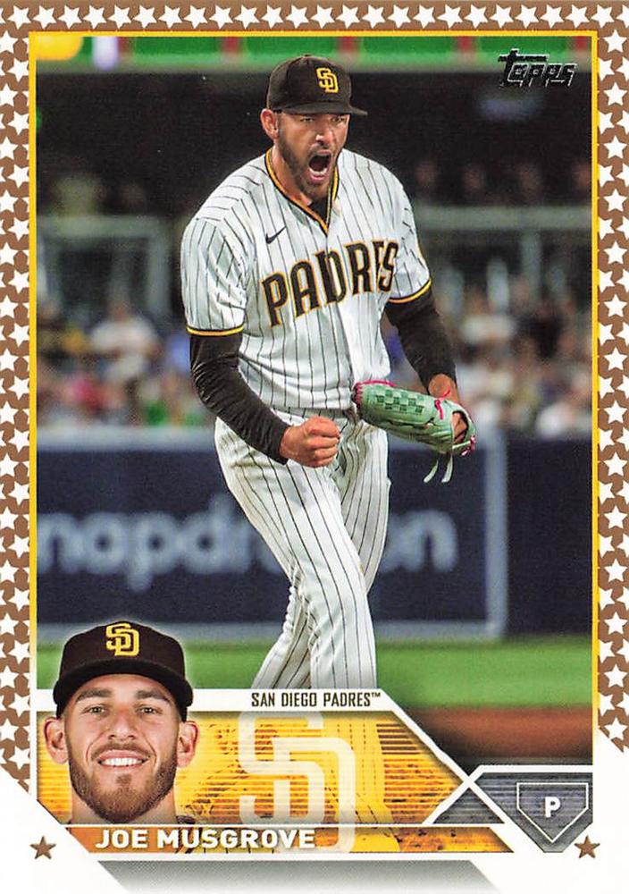 2023 Topps Gold Star Gold Star Joe Musgrove #496 San Diego Padres