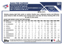 Load image into Gallery viewer, 2023 Topps Gold Star Gold Star Daulton Varsho #501 Toronto Blue Jays
