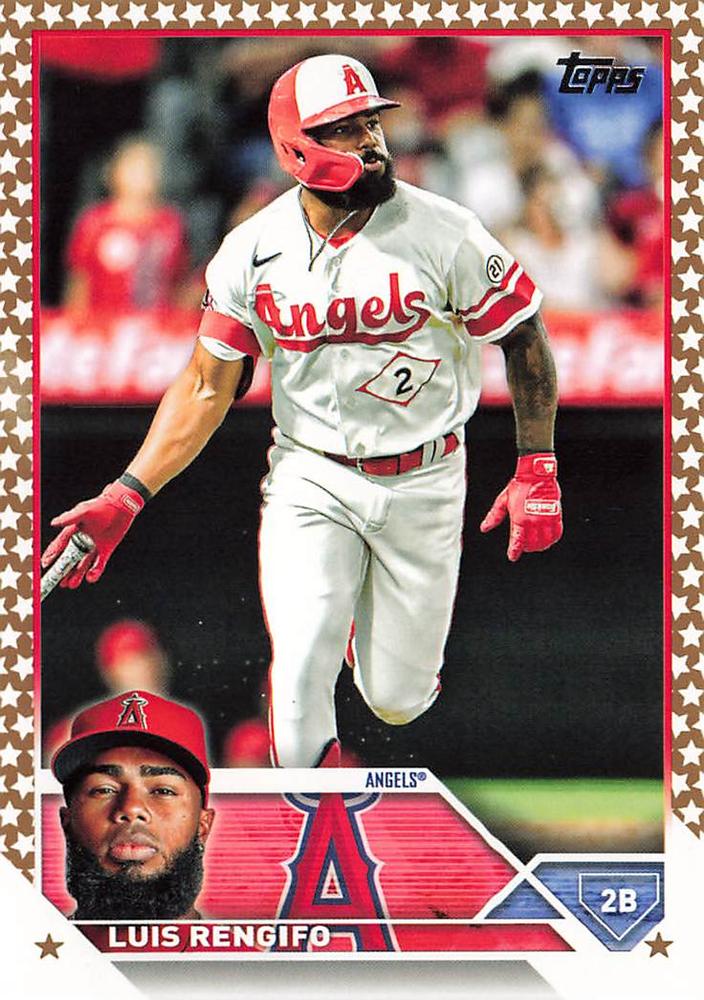 2023 Topps Gold Star Gold Star Luis Rengifo #549 Los Angeles Angels