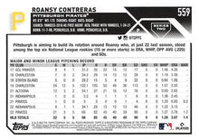 Load image into Gallery viewer, 2023 Topps Gold Star Gold Star Roansy Contreras - Future Stars #559 Pittsburgh Pirates
