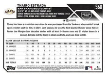 Load image into Gallery viewer, 2023 Topps Gold Star Gold Star Thairo Estrada #560 San Francisco Giants
