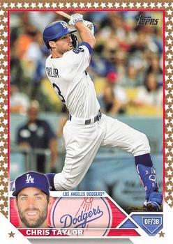 2023 Topps Gold Star Gold Star Chris Taylor #562 Los Angeles Dodgers