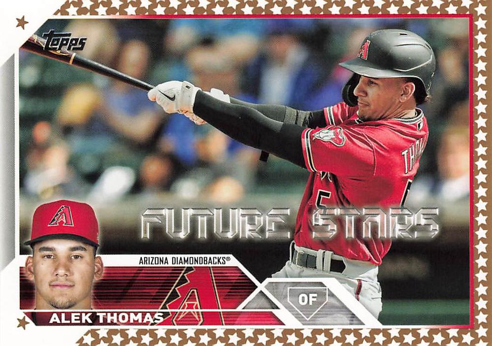 2023 Topps Gold Star Gold Star Alek Thomas - Future Stars #568 Arizona Diamondbacks
