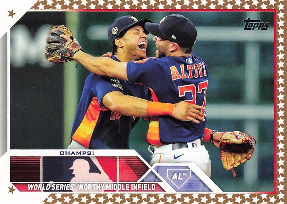 2023 Topps Gold Star Gold Star  Combo Cards Jeremy Peña #574 Houston Astros