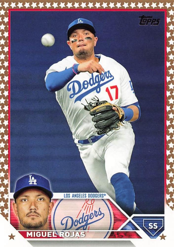 2023 Topps Gold Star Gold Star Miguel Rojas #580 Los Angeles Dodgers