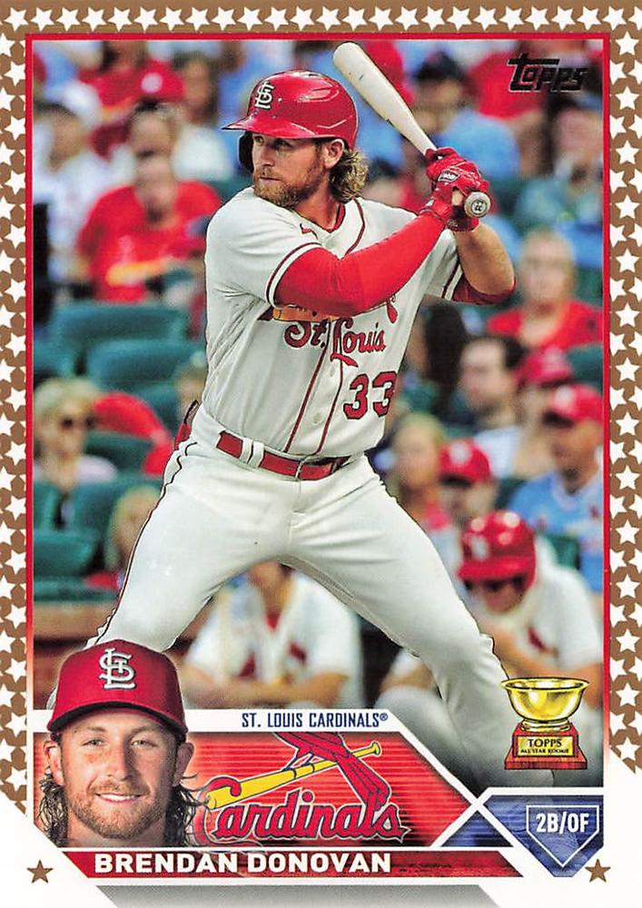 2023 Topps Gold Star Gold Star Brendan Donovan #584 St. Louis Cardinals