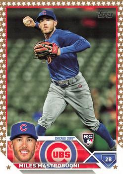 2023 Topps Gold Star Gold Star Miles Mastrobuoni RC #592 Chicago Cubs