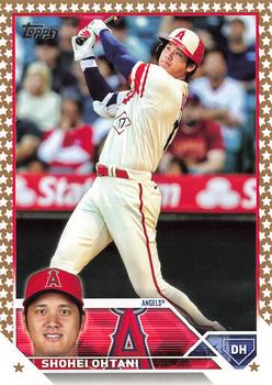 2023 Topps Gold Star Gold Star Shohei Ohtani #600 Los Angeles Angels