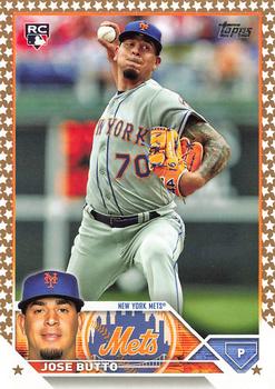 2023 Topps Gold Star Gold Star Jose Butto RC #615 New York Mets