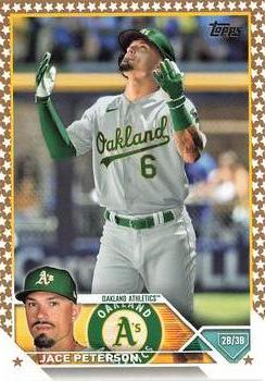 2023 Topps Gold Star Gold Star Jace Peterson #619 Oakland Athletics