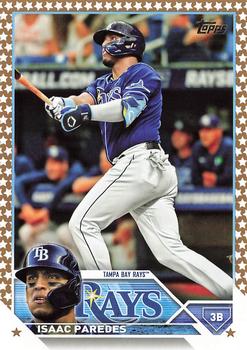 2023 Topps Gold Star Gold Star Isaac Paredes #621 Tampa Bay Rays