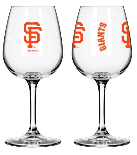 San Francisco Giants 12oz Gameday Stemmed Wine Glass