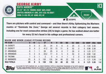 Load image into Gallery viewer, 2023 Topps Holiday George Kirby H3 Seattle Mariners
