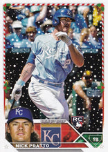 Load image into Gallery viewer, 2023 Topps Holiday Nick Pratto RC H6 Kansas City Royals
