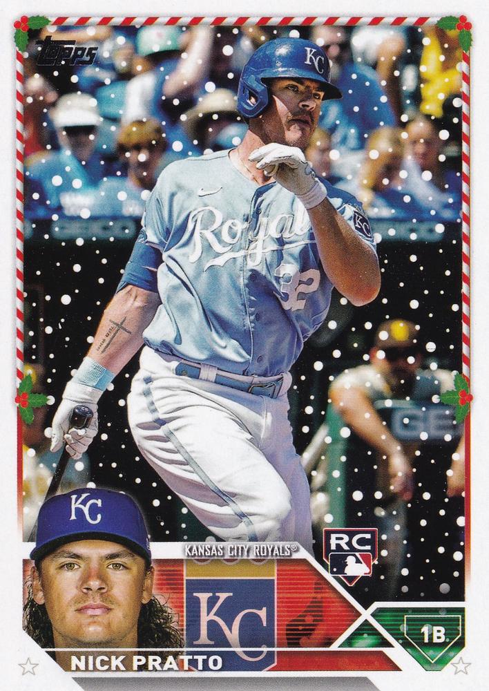 2023 Topps Holiday Nick Pratto RC H6 Kansas City Royals