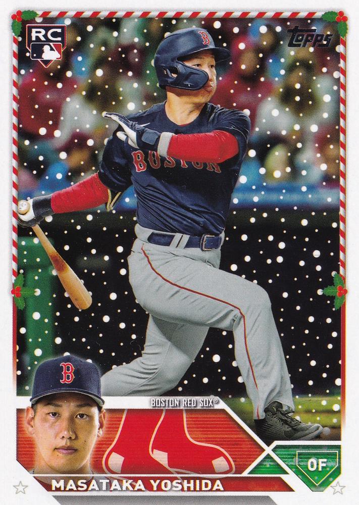 2023 Topps Holiday Masataka Yoshida RC H8 Boston Red Sox