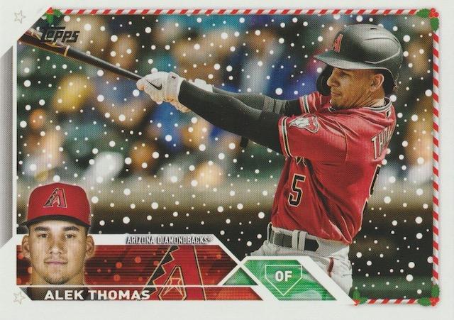 2023 Topps Holiday Alek Thomas H10 Arizona Diamondbacks