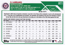 Load image into Gallery viewer, 2023 Topps Holiday CJ Abrams H11 Washington Nationals
