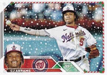 Load image into Gallery viewer, 2023 Topps Holiday CJ Abrams H11 Washington Nationals

