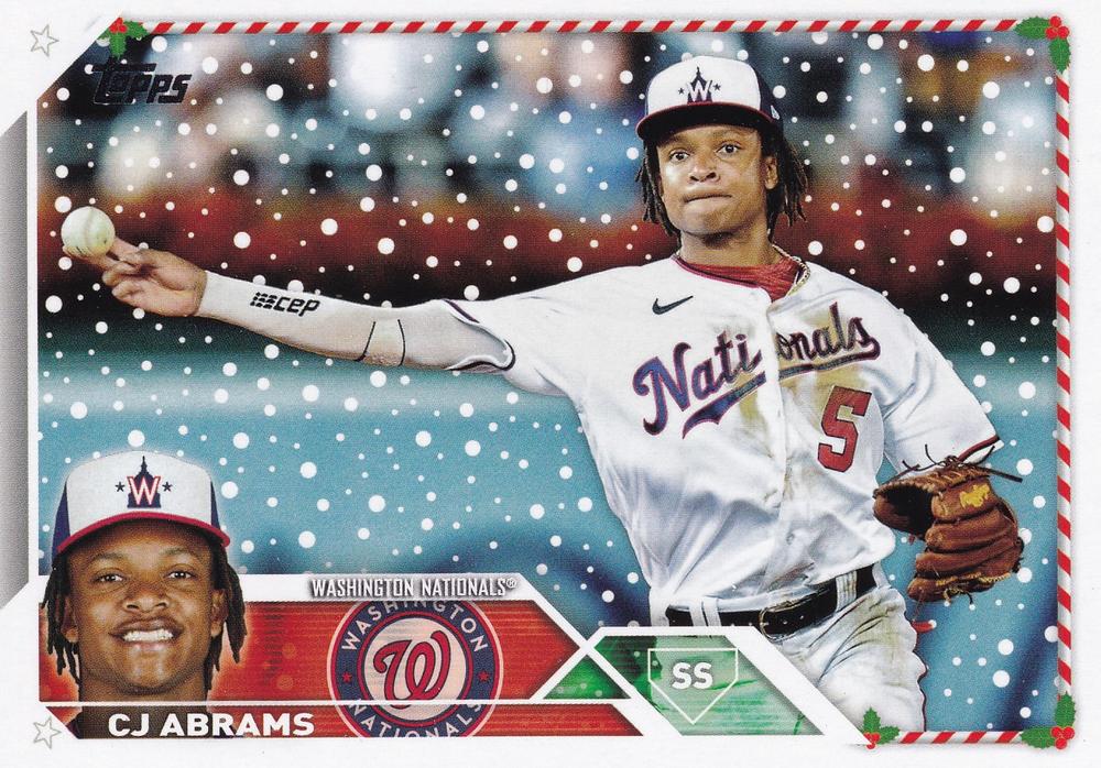 2023 Topps Holiday CJ Abrams H11 Washington Nationals