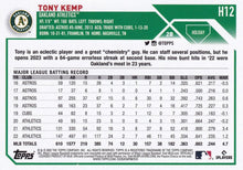 Load image into Gallery viewer, 2023 Topps Holiday Tony Kemp H12 Oakland Athletics
