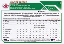 Load image into Gallery viewer, 2023 Topps Holiday Hunter Greene H13 Cincinnati Reds
