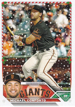 Load image into Gallery viewer, 2023 Topps Holiday Michael Conforto H16 San Francisco Giants
