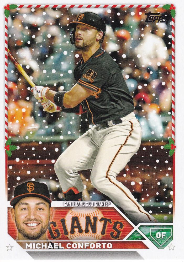 2023 Topps Holiday Michael Conforto H16 San Francisco Giants