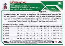 Load image into Gallery viewer, 2023 Topps Holiday Shohei Ohtani H17 Los Angeles Angels
