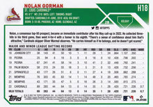 Load image into Gallery viewer, 2023 Topps Holiday Nolan Gorman RC H18 St. Louis Cardinals
