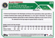 Load image into Gallery viewer, 2023 Topps Holiday Blake Perkins RC H19 Milwaukee Brewers
