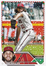 Load image into Gallery viewer, 2023 Topps Holiday Zac Gallen H22 Arizona Diamondbacks
