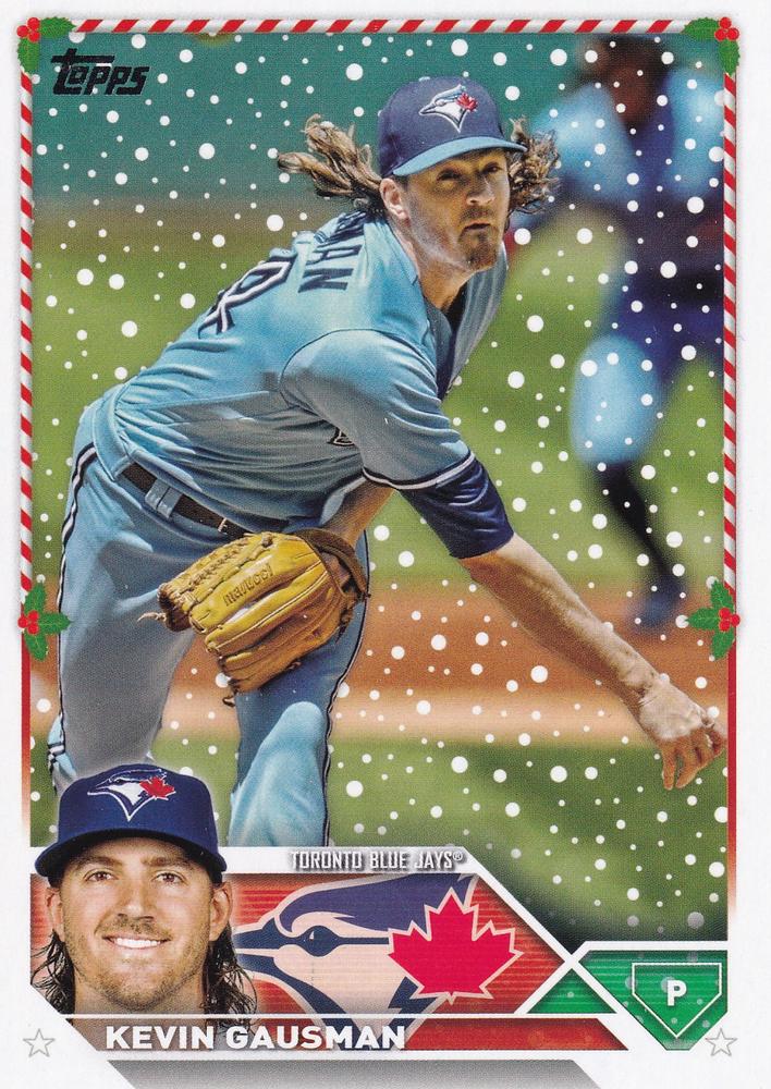 2023 Topps Holiday Kevin Gausman H24 Toronto Blue Jays