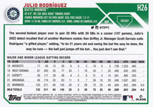 Load image into Gallery viewer, 2023 Topps Holiday Julio Rodríguez ASR H26 Seattle Mariners
