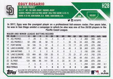 Load image into Gallery viewer, 2023 Topps Holiday Eguy Rosario RC RC H28 San Diego Padres
