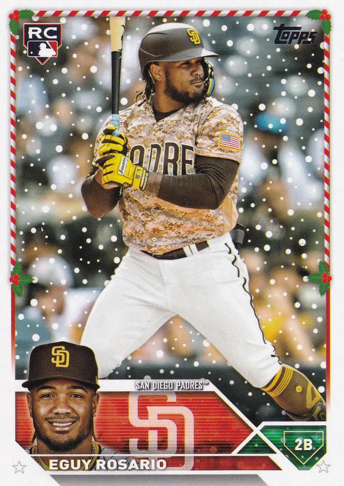 2023 Topps Holiday Eguy Rosario RC RC H28 San Diego Padres