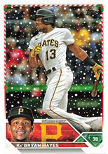 Load image into Gallery viewer, 2023 Topps Holiday Ke&#39;Bryan Hayes H32 Pittsburgh Pirates
