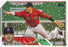 Load image into Gallery viewer, 2023 Topps Holiday Trevor Story H34 Boston Red Sox
