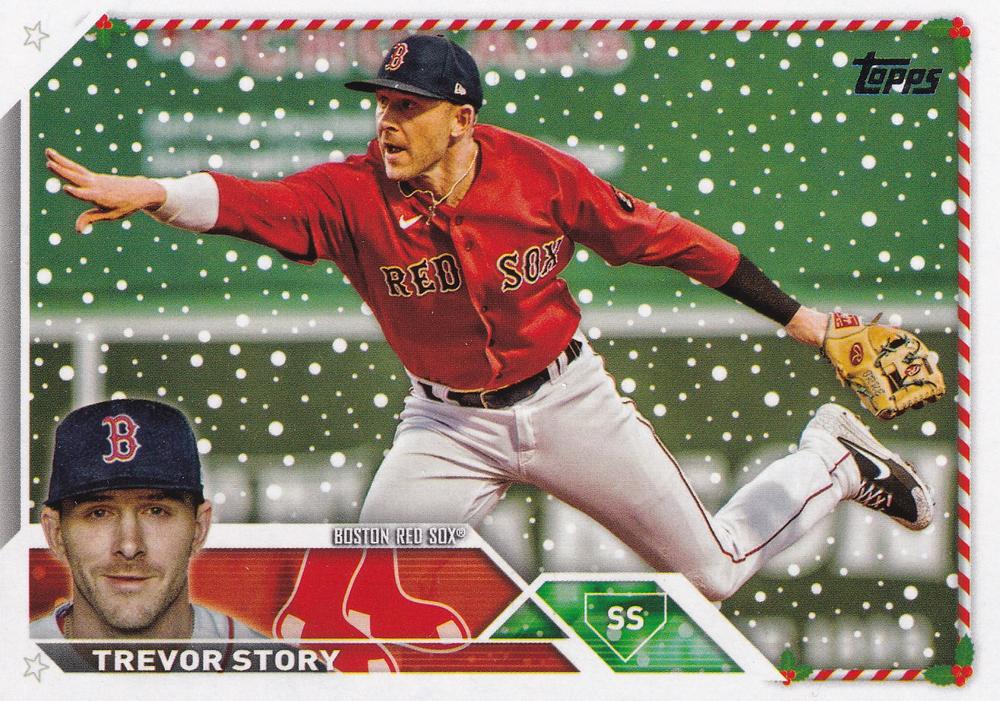 2023 Topps Holiday Trevor Story H34 Boston Red Sox