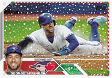 Load image into Gallery viewer, 2023 Topps Holiday George Springer H35 Toronto Blue Jays
