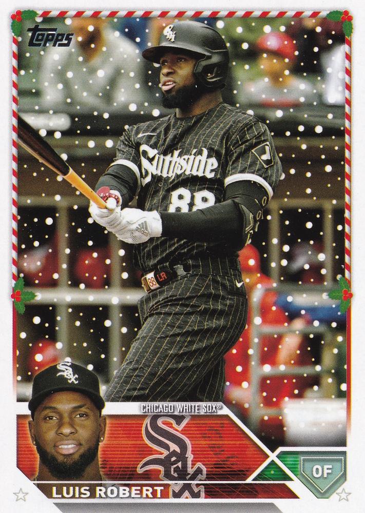 2023 Topps Holiday Luis Robert H37 Chicago White Sox