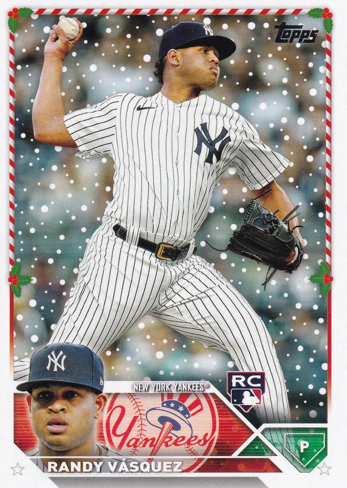 2023 Topps Holiday Randy Vásquez RC H39 New York Yankees