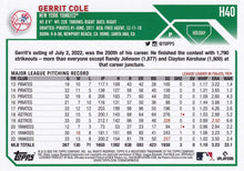 Load image into Gallery viewer, 2023 Topps Holiday Gerrit Cole H40 New York Yankees
