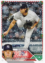Load image into Gallery viewer, 2023 Topps Holiday Gerrit Cole H40 New York Yankees
