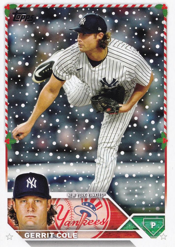 2023 Topps Holiday Gerrit Cole H40 New York Yankees