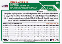 Load image into Gallery viewer, 2023 Topps Holiday Ronald Acuña Jr. H43 Atlanta Braves
