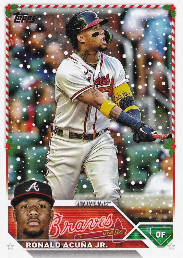 2023 Topps Holiday Ronald Acuña Jr. H43 Atlanta Braves