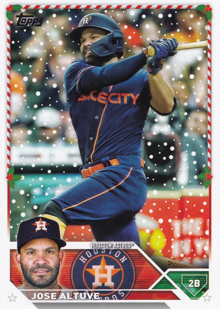 2023 Topps Holiday Jose Altuve H47 Houston Astros