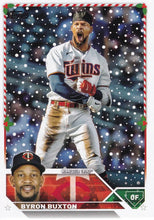 Load image into Gallery viewer, 2023 Topps Holiday Byron Buxton H49 Minnesota Twins

